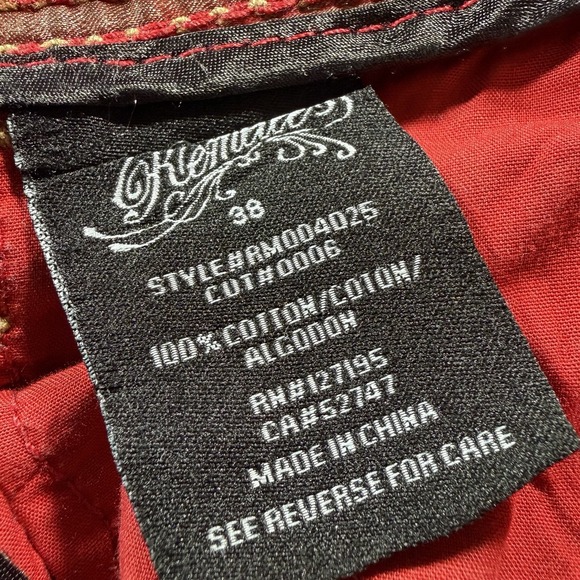 Remetee Rampart Distressed Mens Jeans Y2K‎ 38x34 Button Fly Straight Fit - Picture 5 of 10